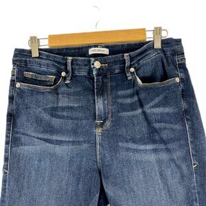 Good American Dark Denim Skinny Jeans Womens Size 33 Good Legs